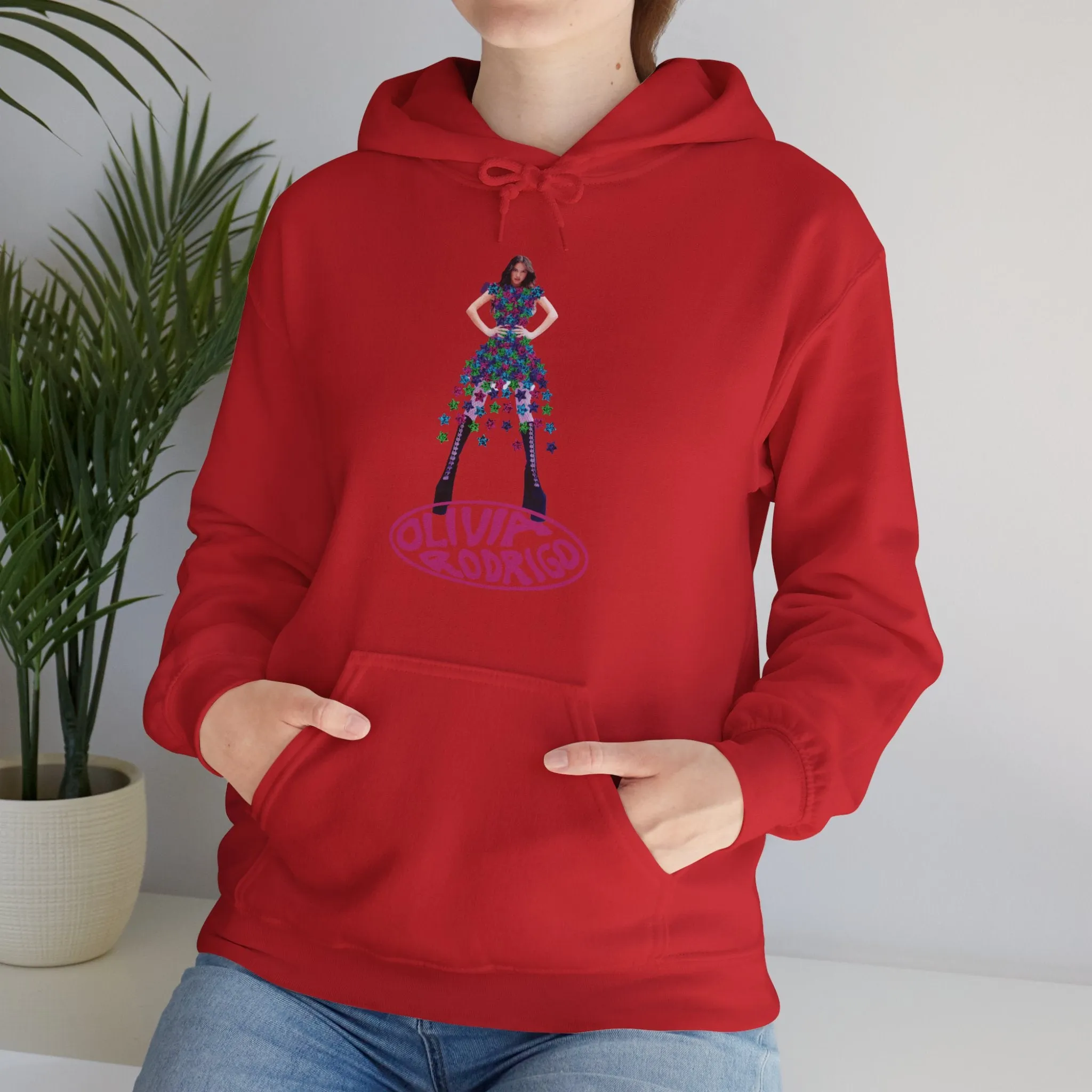 Olivia Rodrigo Hits Magazine Cover Unisex Heavy Blend Hooded Sweatshirt