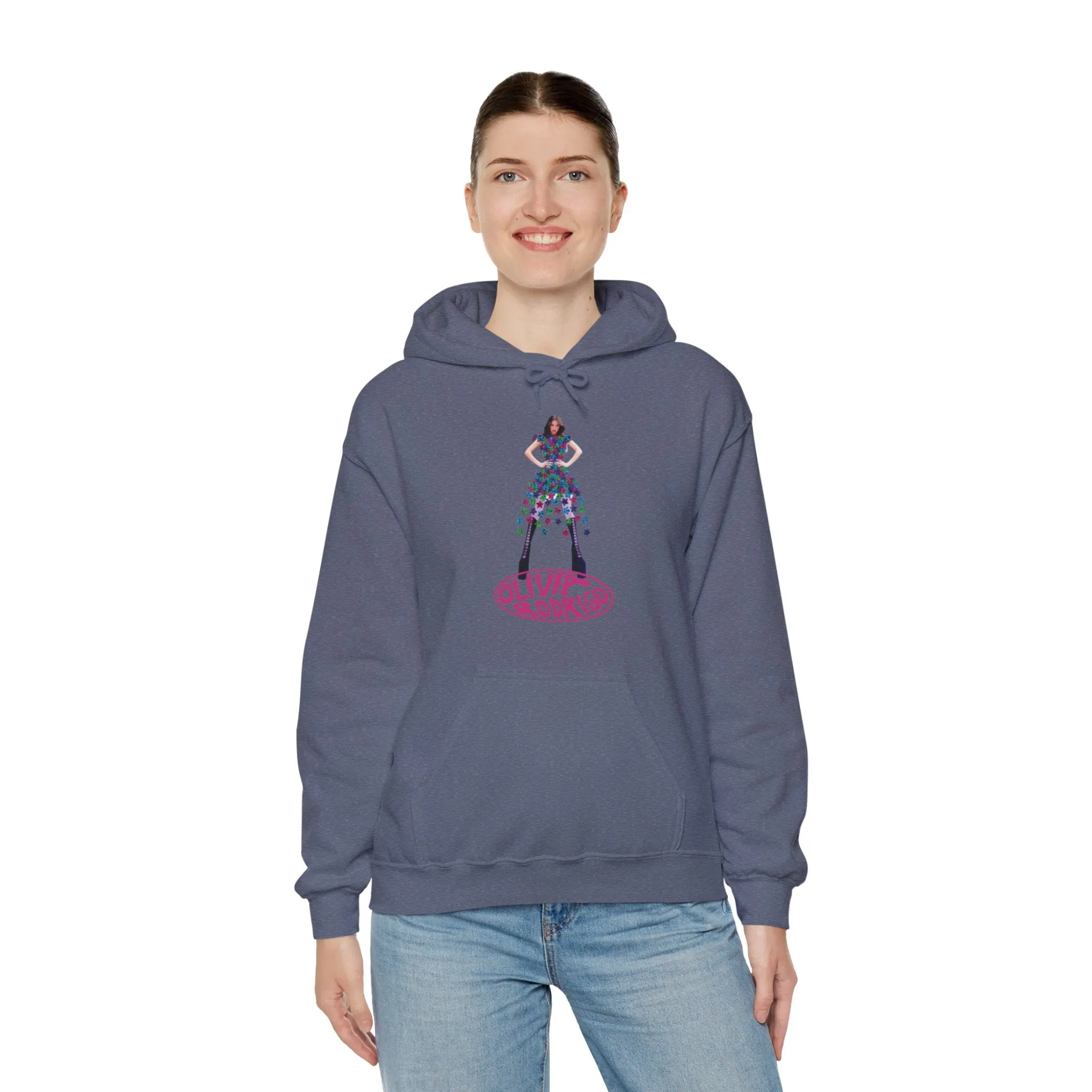 Olivia Rodrigo Hits Magazine Cover Unisex Heavy Blend Hooded Sweatshirt