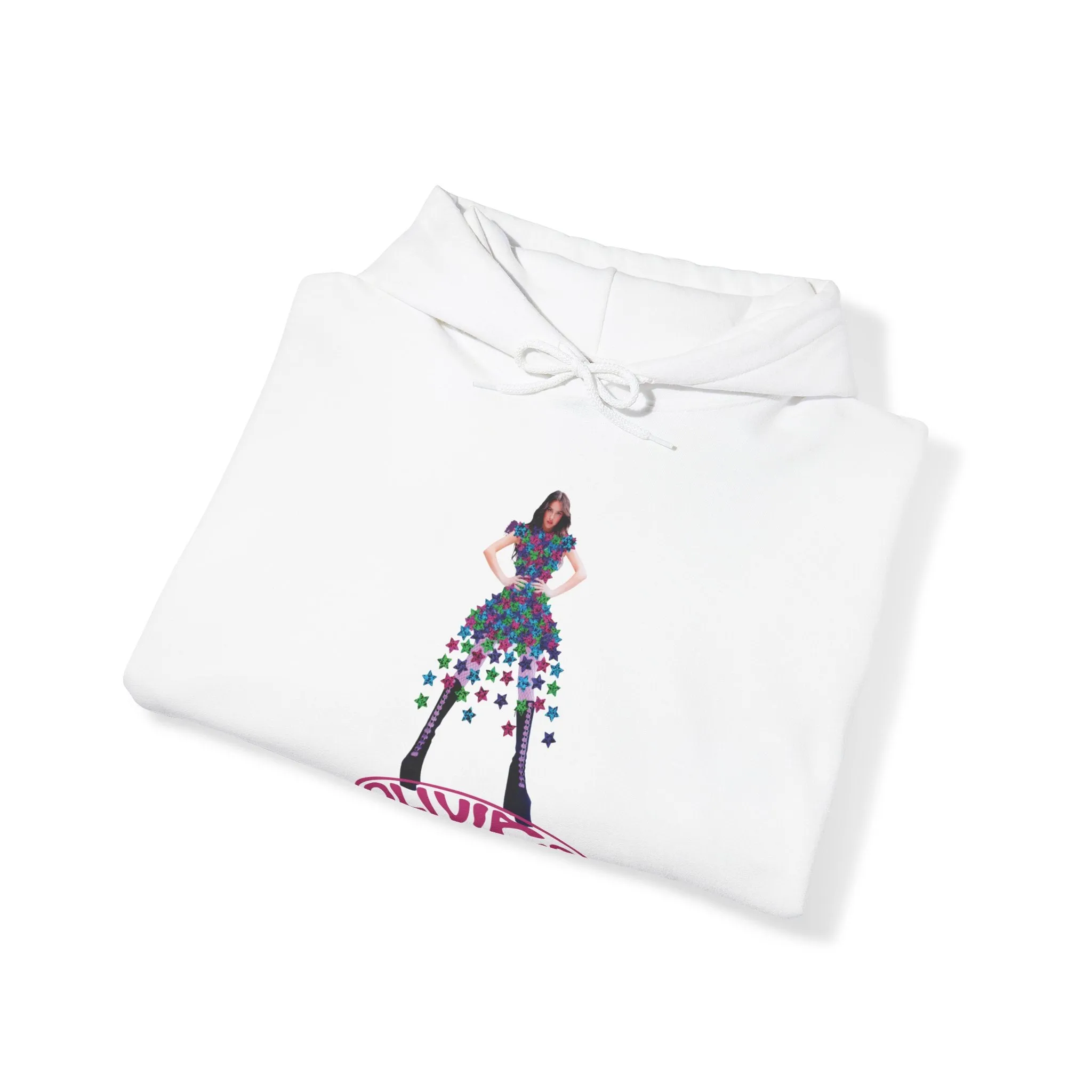 Olivia Rodrigo Hits Magazine Cover Unisex Heavy Blend Hooded Sweatshirt