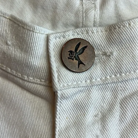 One Teaspoon LUXE WHITE MARINES Super Flared distressed, Jean’s SZ 28