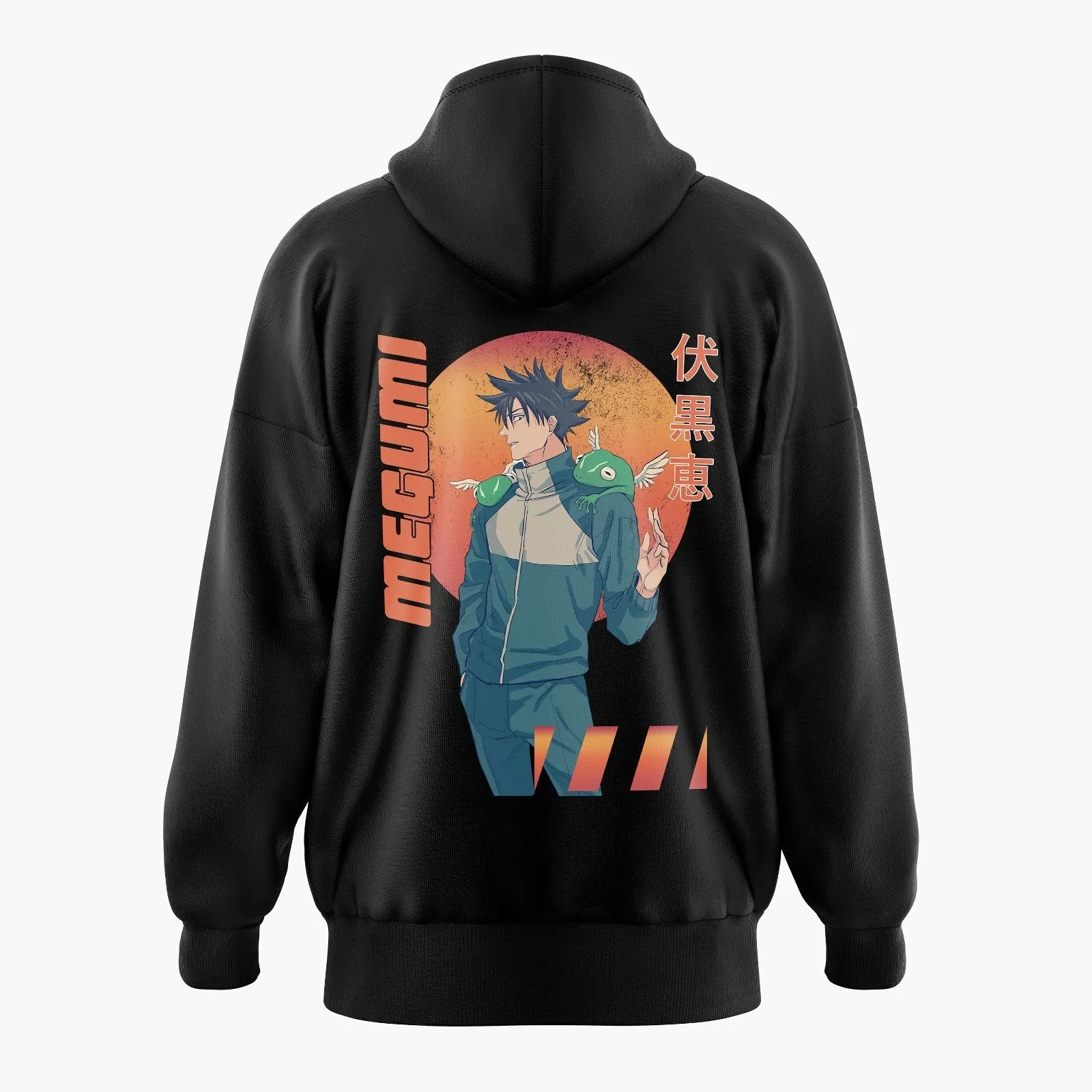 Orange Megumi Fushiguro Jujutsu Kaisen Oversized Hoodie