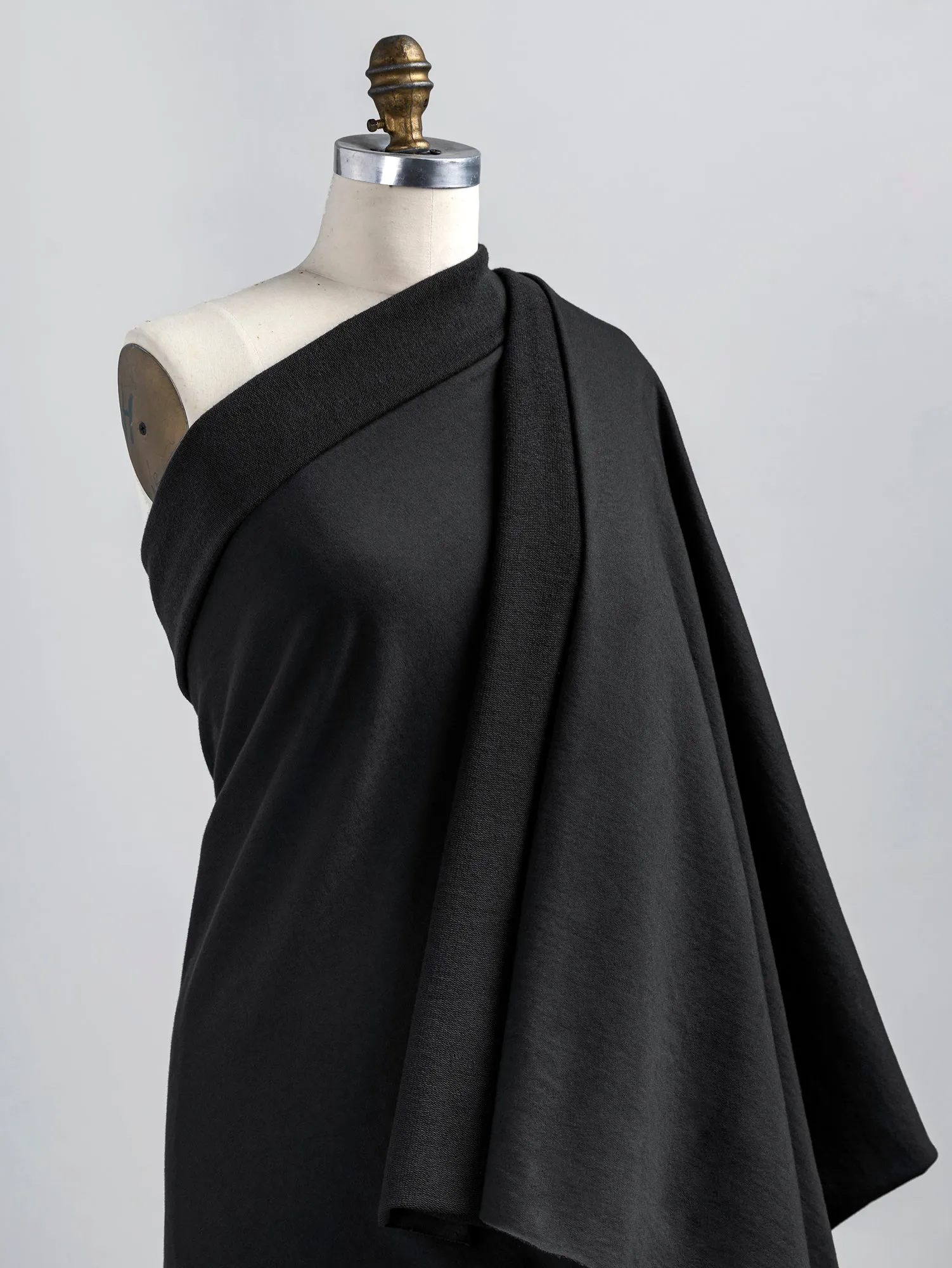 Organic Cotton Heavy French Terry - Black