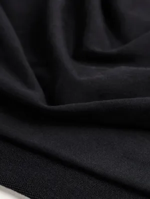 Organic Cotton Heavy French Terry - Black