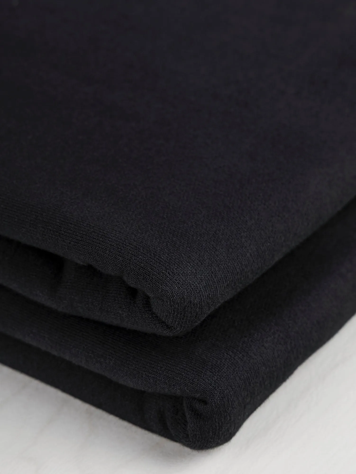 Organic Cotton Heavy French Terry - Black