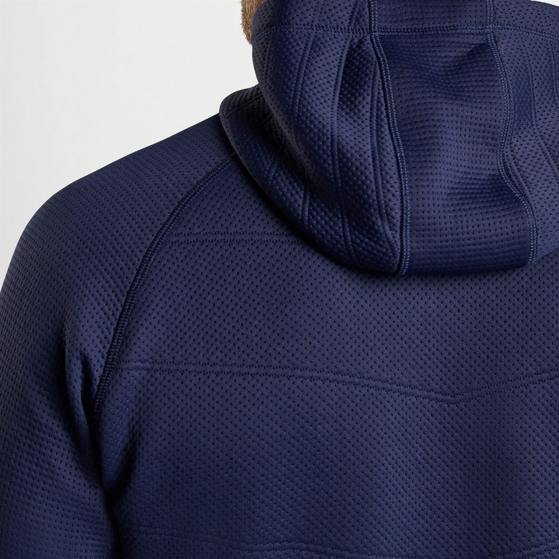 Orion Performance Quilted Hoodie Navy