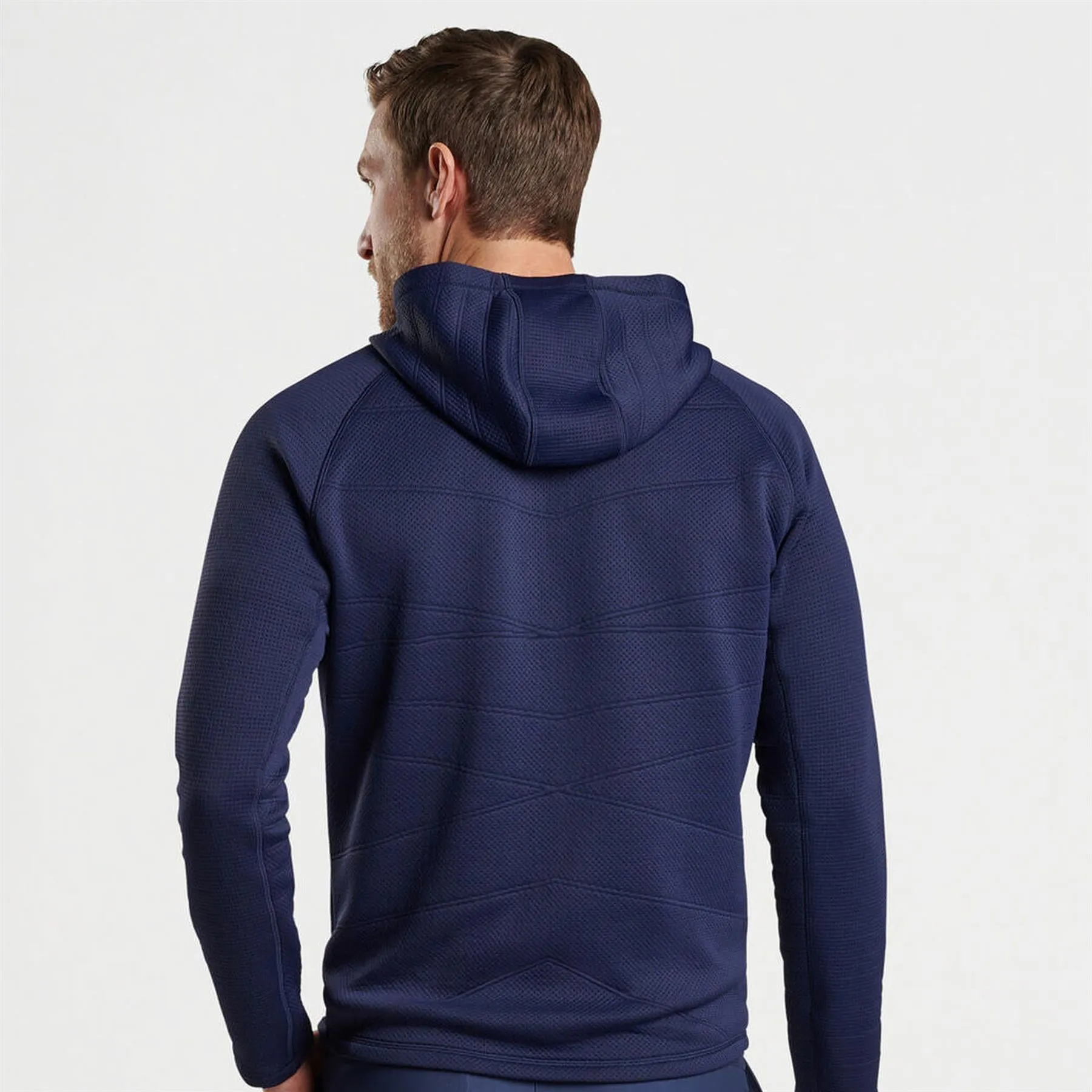 Orion Performance Quilted Hoodie Navy