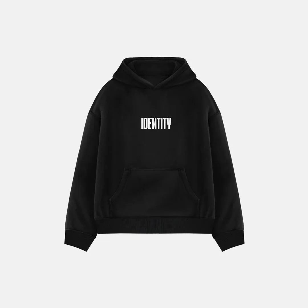 Oversize Identity Hoodie - Black