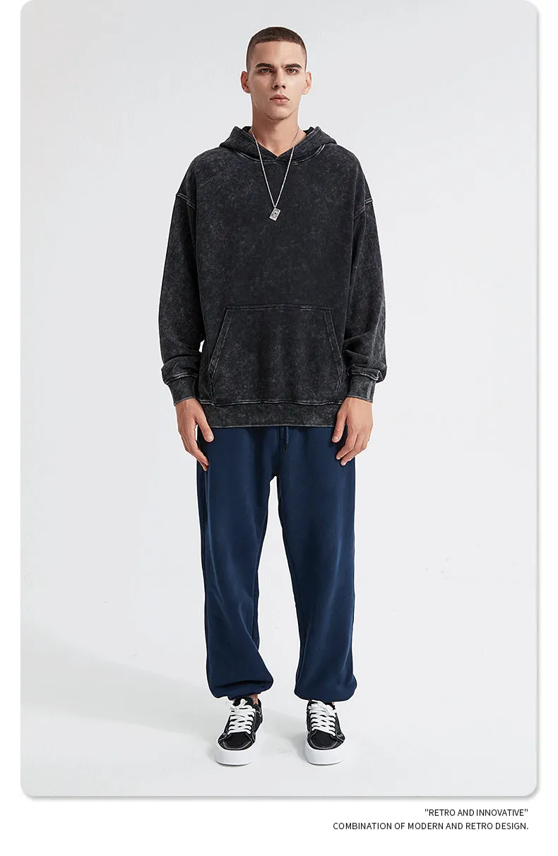 Oversized Dyed Washed Hoodie