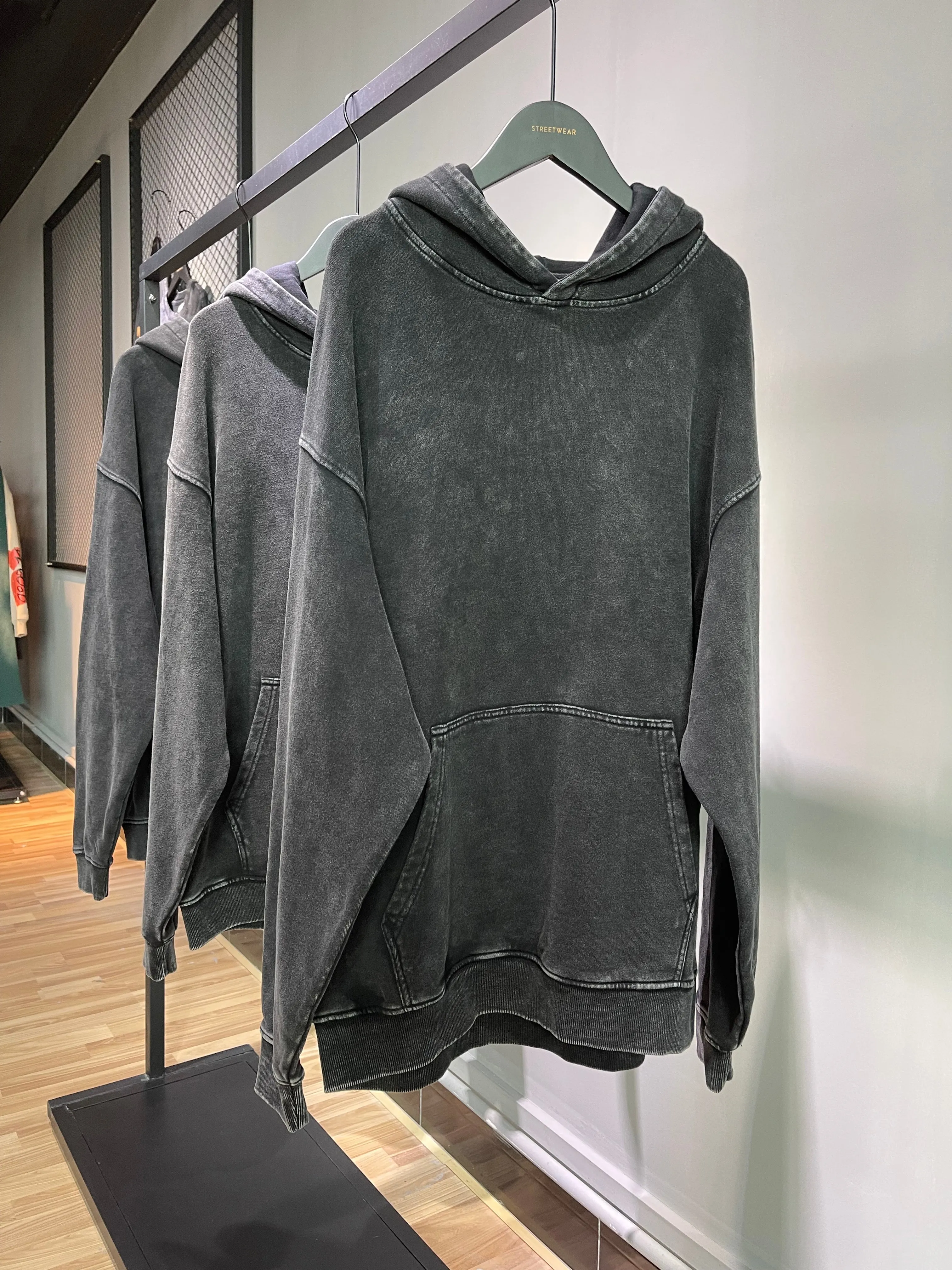 Oversized Dyed Washed Hoodie