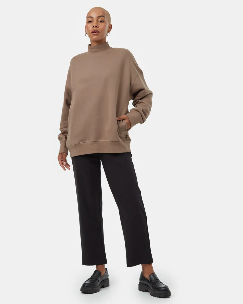 Oversized Mockneck Fleece