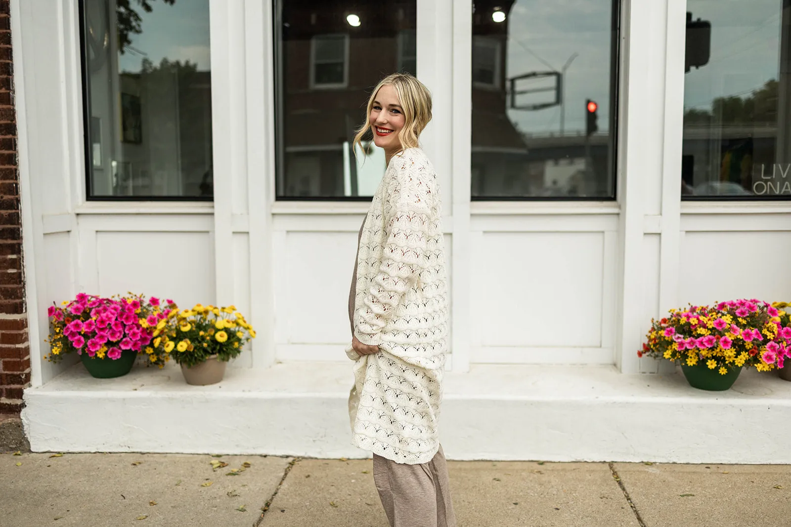 pacey cardi in cream