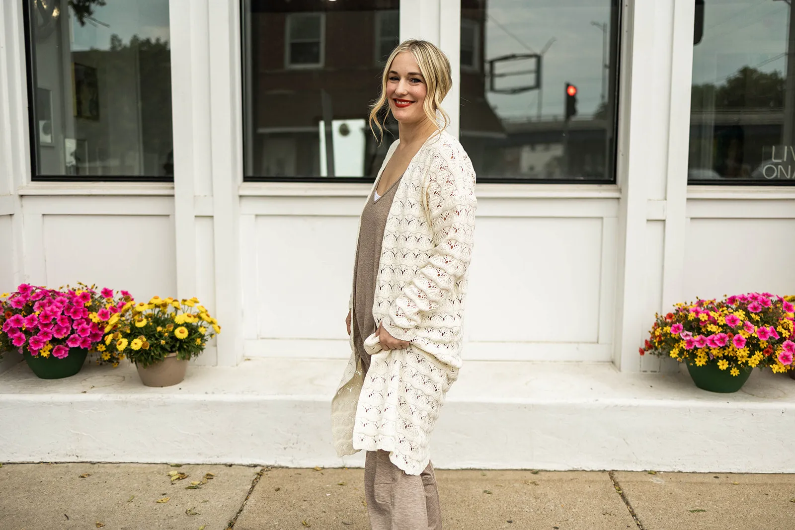 pacey cardi in cream