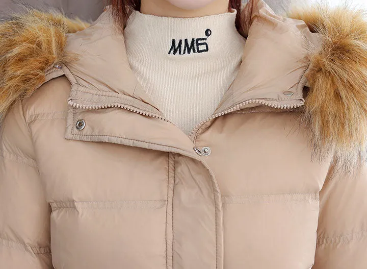 Padded and Quilted Cropped Puffer Jacket with Stain-resistant Fabric