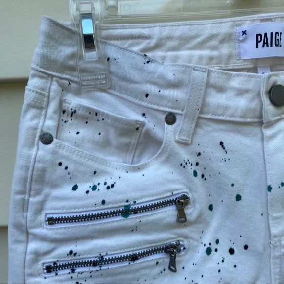 Paige Edgemont Van Gogh Verdugo Splatter Jeans Sz 29