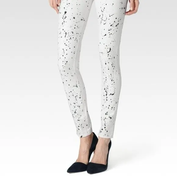 Paige Edgemont Van Gogh Verdugo Splatter Jeans Sz 29