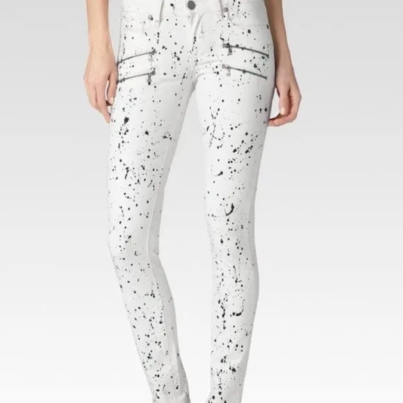 Paige Edgemont Van Gogh Verdugo Splatter Jeans Sz 29