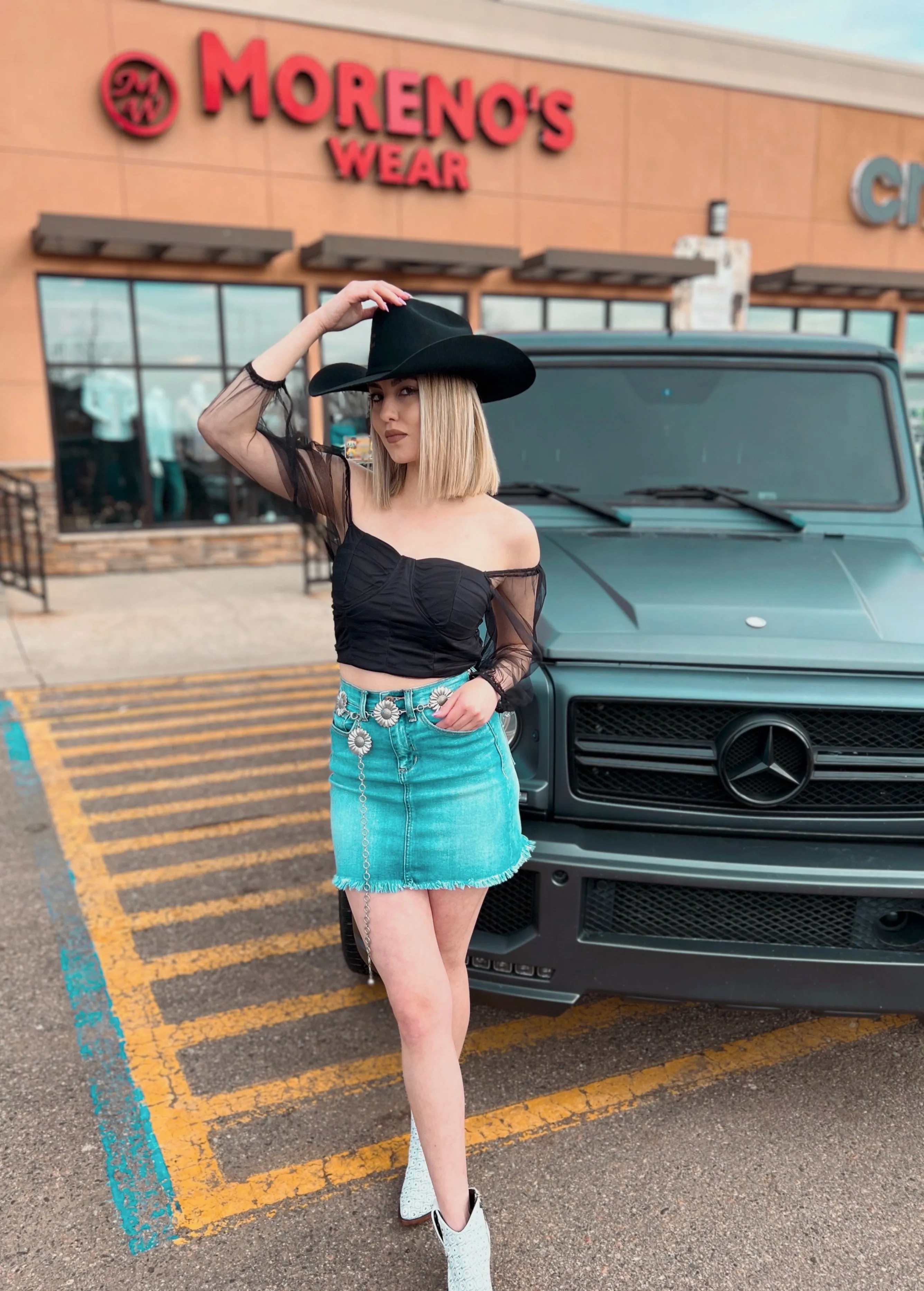 Pamela Denim Skirt