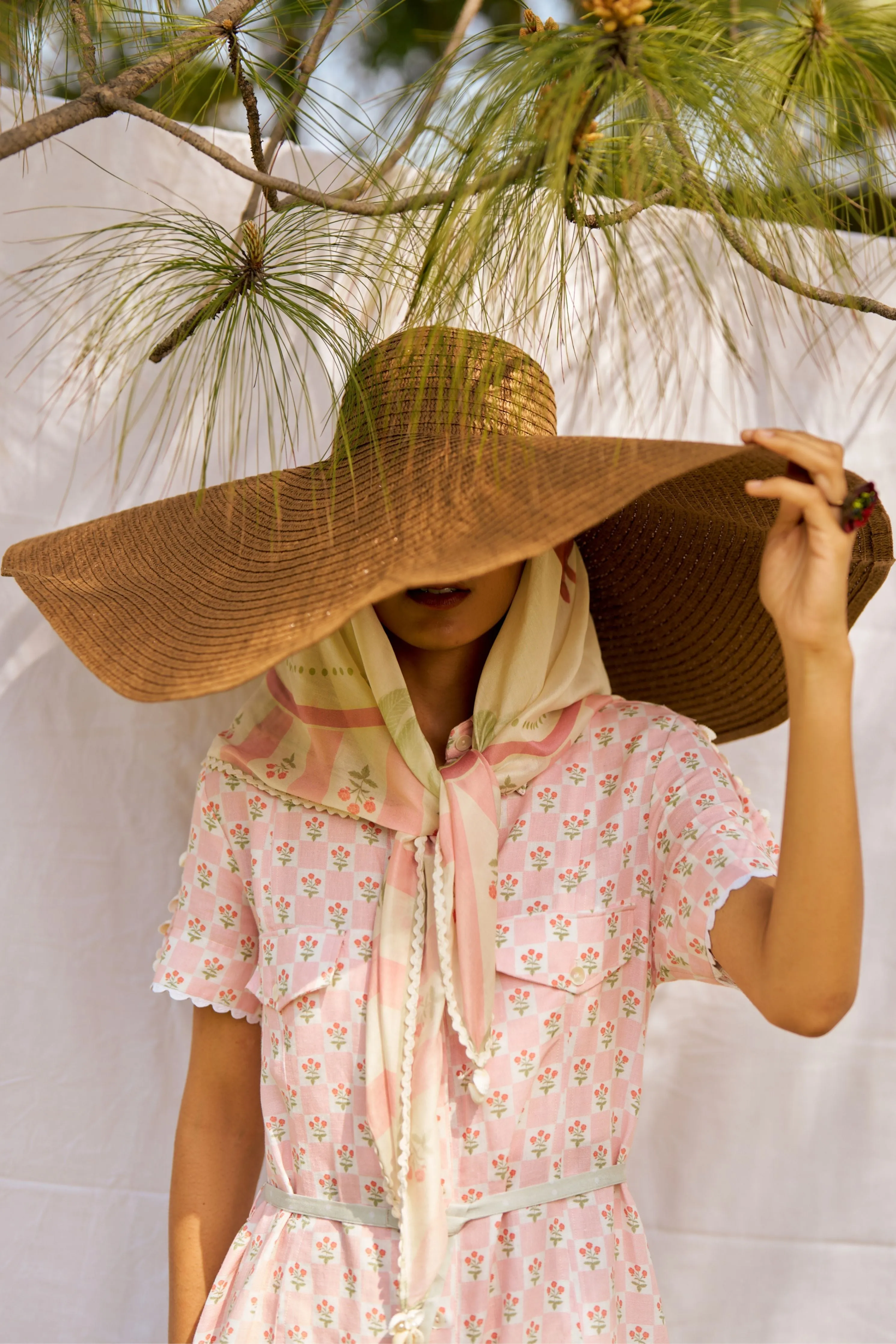 Pana Dusty Rose Shirt Dress