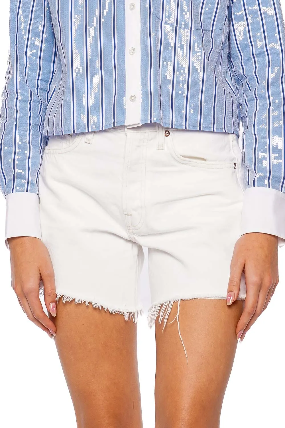 Parker Long Panna Cotta Denim Short