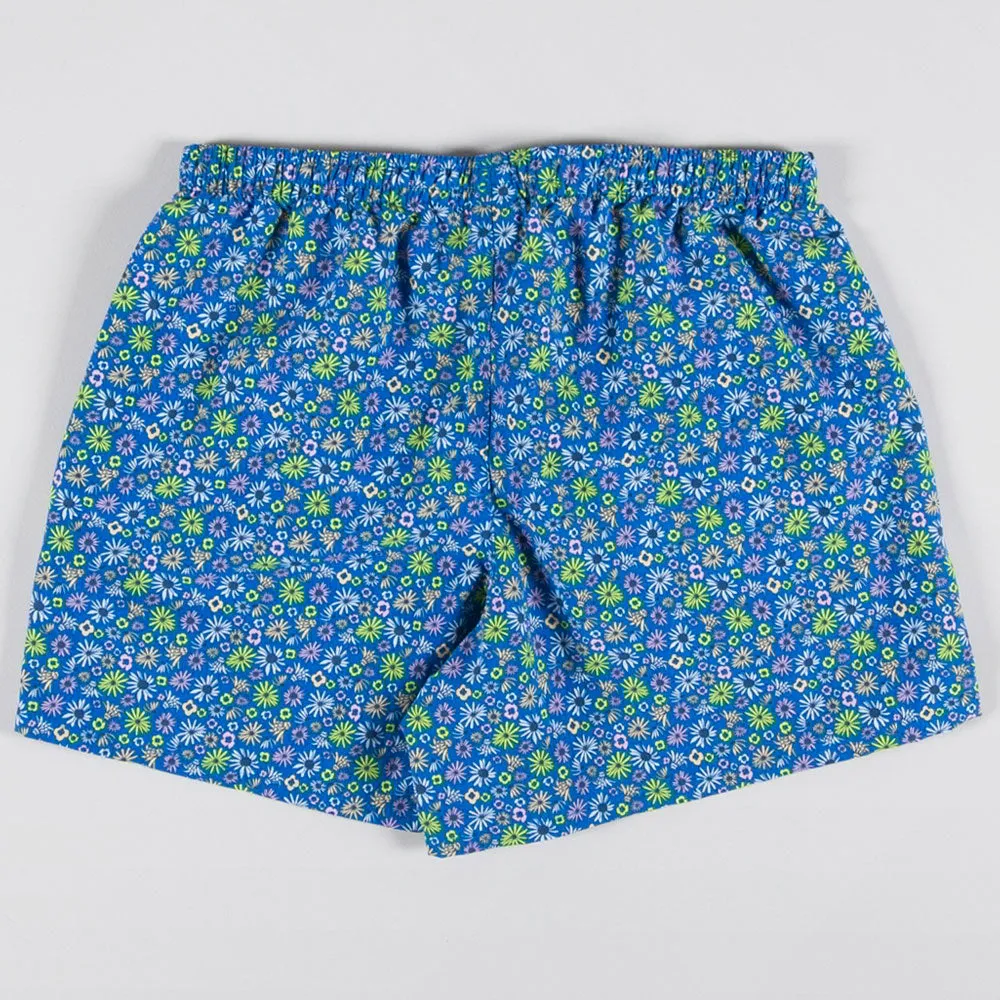 Patagonia Womens Baggies Shorts - 5 - Floral Fun: Vessel Blue