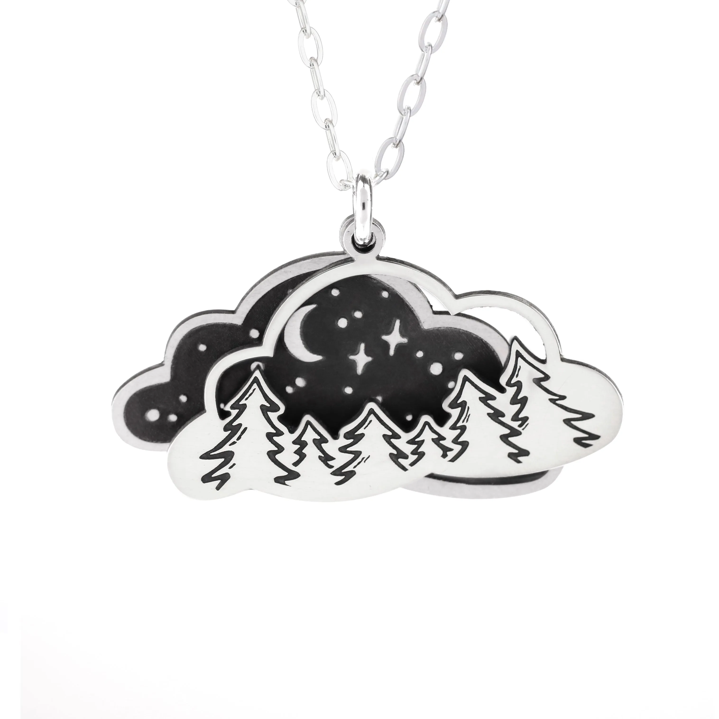 Peaceful Night Layered Necklace