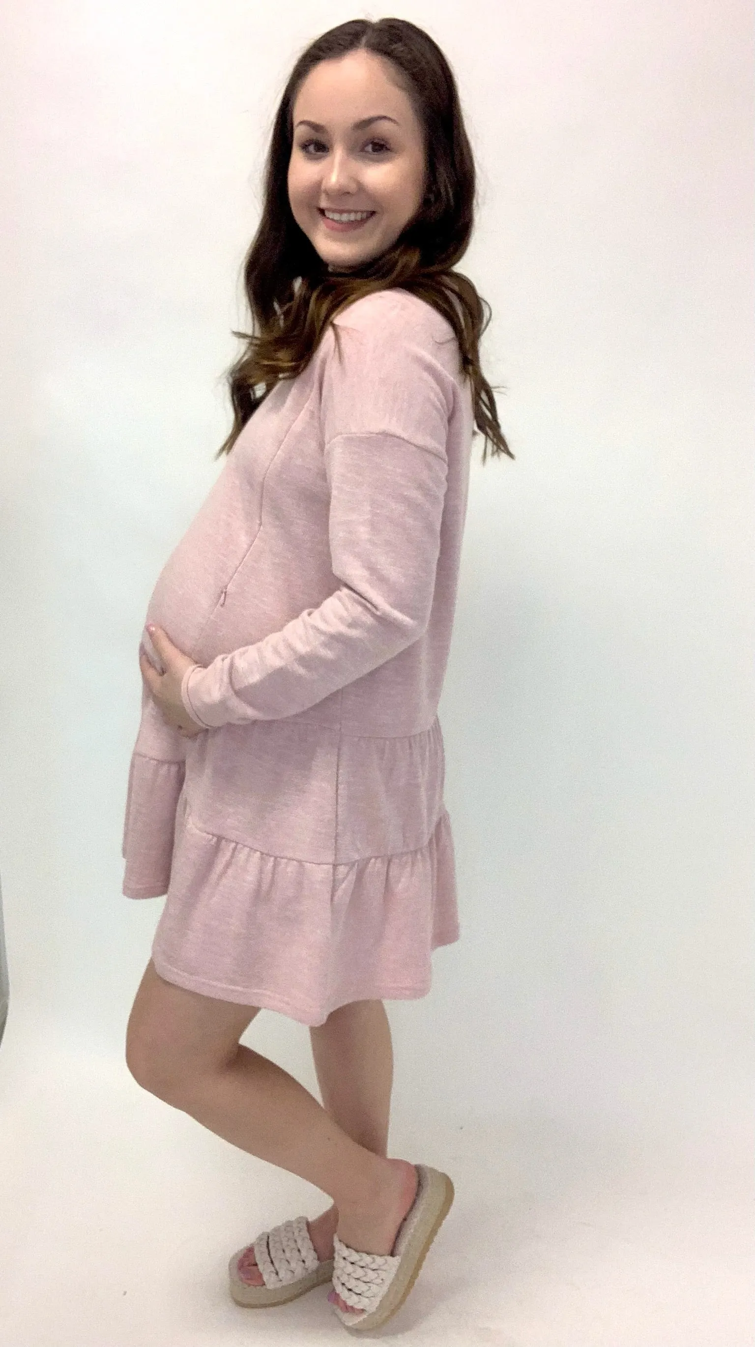 Pearla Pink Maternity Tunic