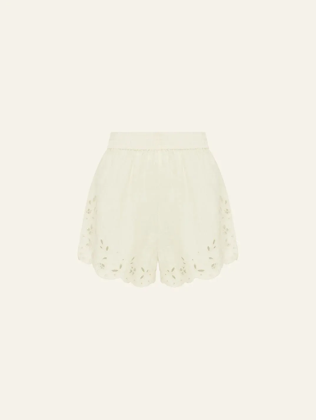 PEONY Memoir Short in cream