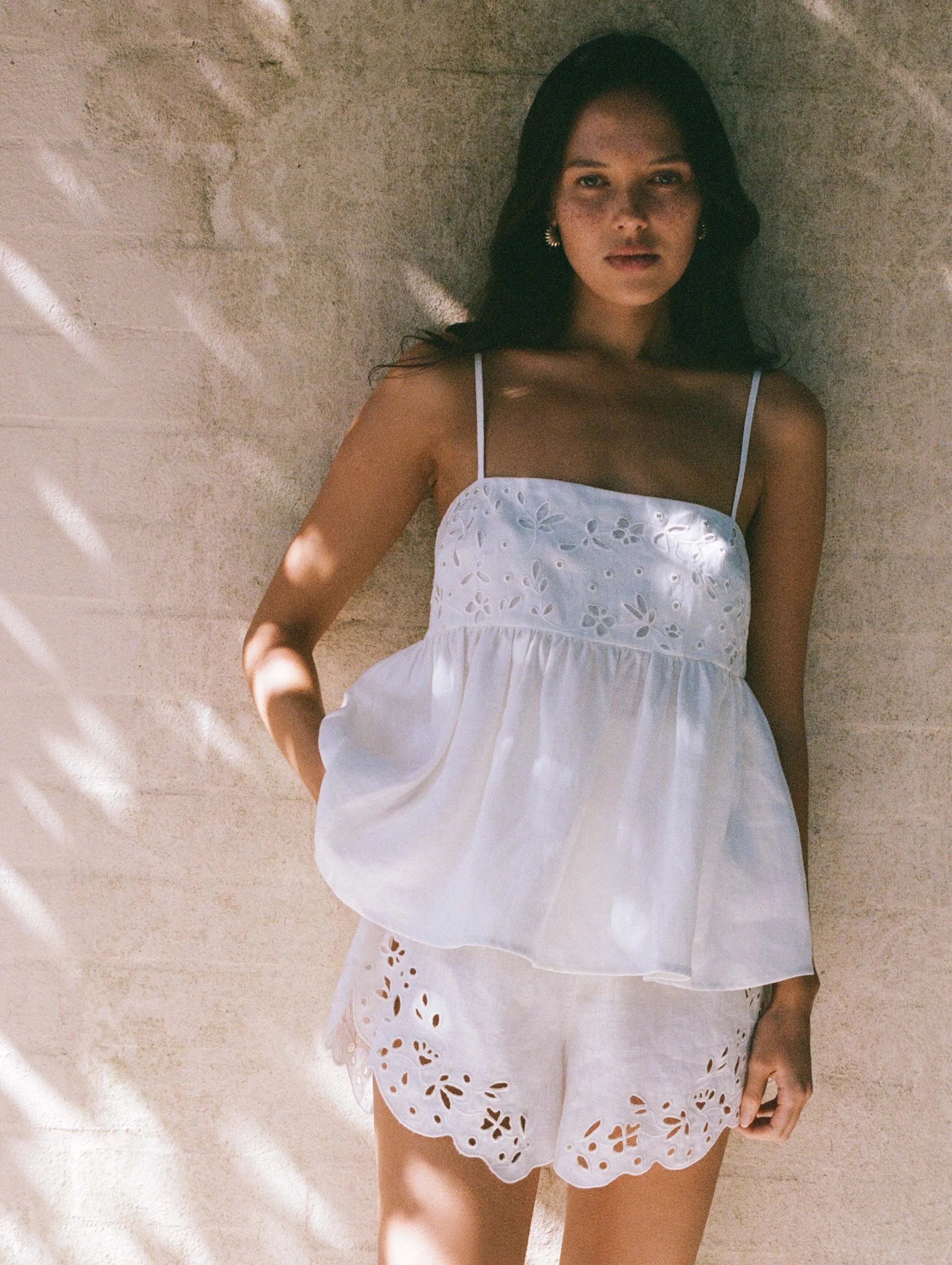 PEONY Memoir Short in cream
