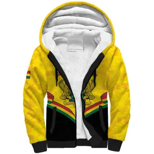 Personalised Afro Ghana Sherpa Hoodie 68th Anniversary Independence LT15