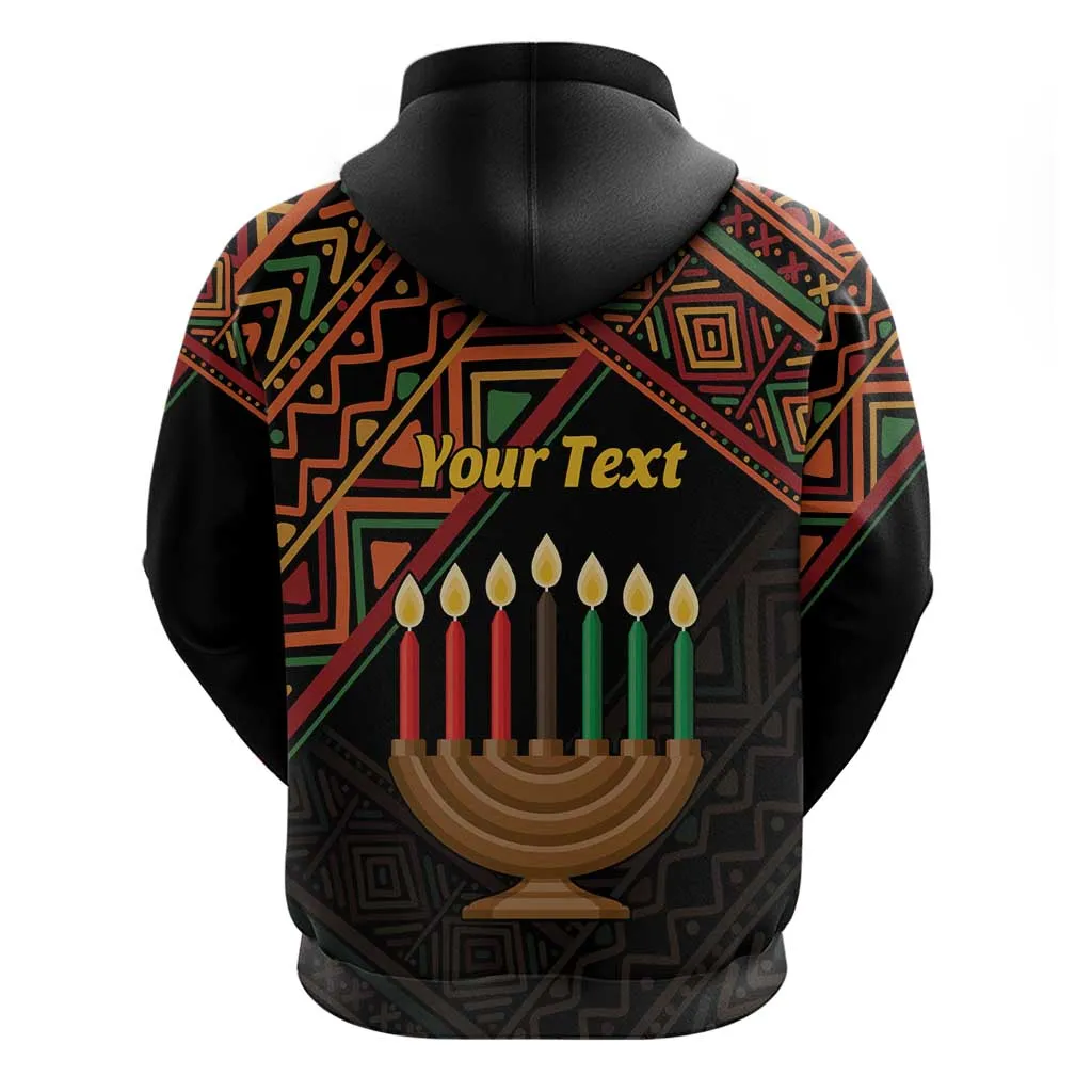 Personalized African Happy Kwanzaa Zip Hoodie LT01