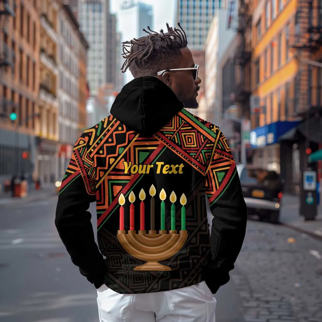Personalized African Happy Kwanzaa Zip Hoodie LT01