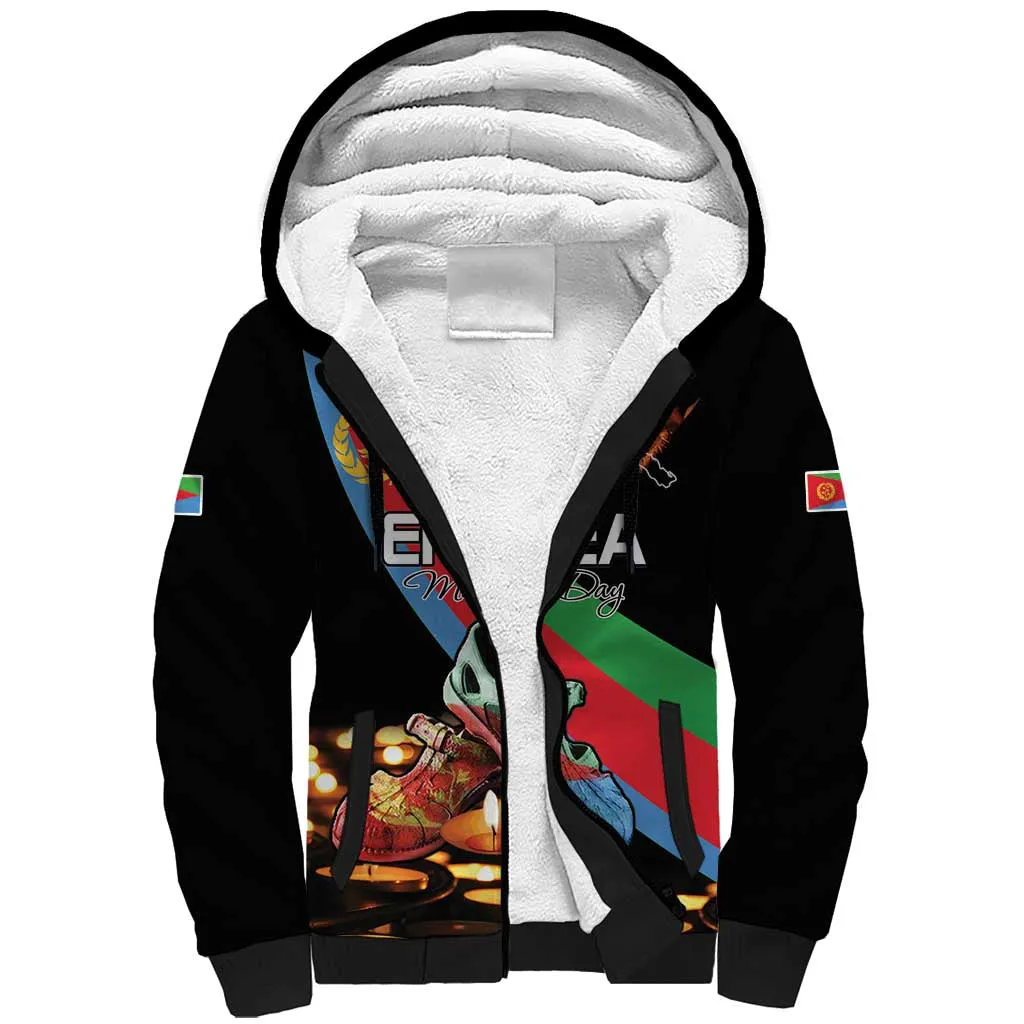 Personalized Eritrea Martyrs Day Sherpa Hoodie Candlelight Vigil Remembering Our Heroes LT15