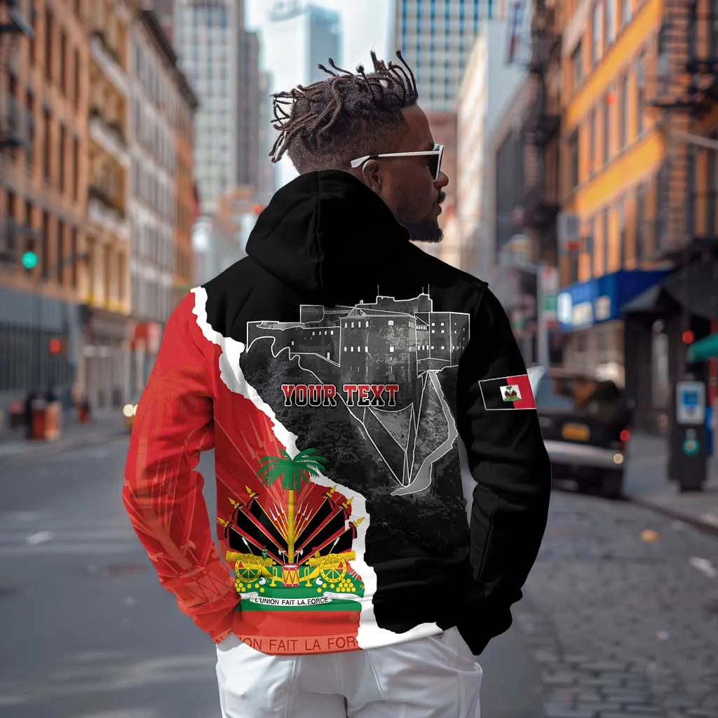 Personalized Haiti First Black Republic 1804 Zip Hoodie Ayiti Citadel Laferriere LT7