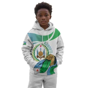 Personalized Happy Djibouti Kid Hoodie Independence Day LT15