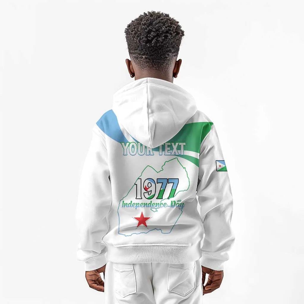 Personalized Happy Djibouti Kid Hoodie Independence Day LT15