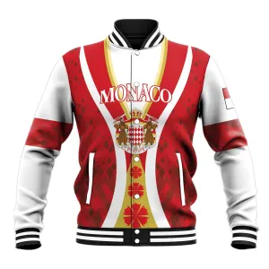 Personalized Monaco Baseball Jacket Deo Juvante Sporty Style LT01