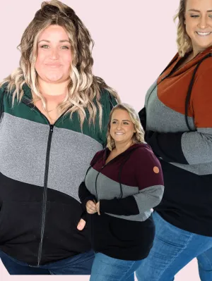 PHC- Triple Stretch Asymmetrical Block Full Zip (4 colors)