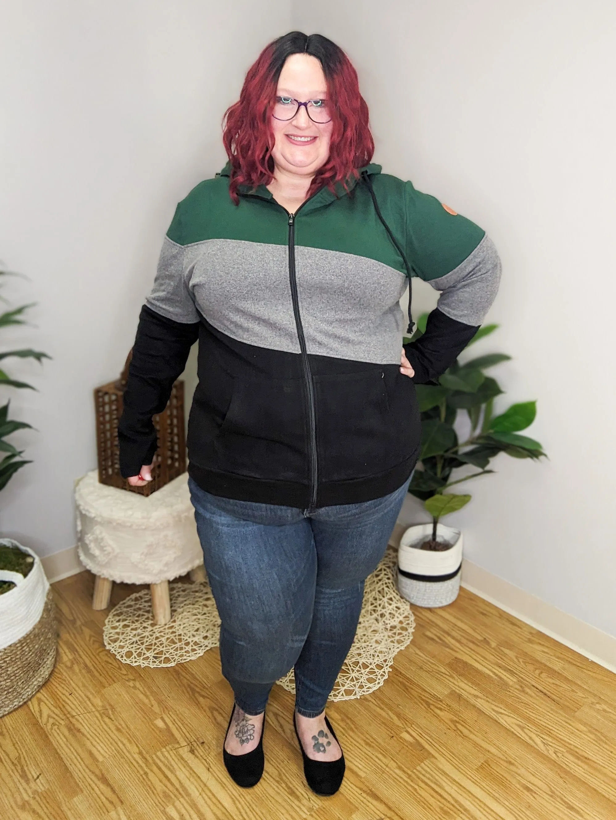 PHC- Triple Stretch Asymmetrical Block Full Zip (4 colors)