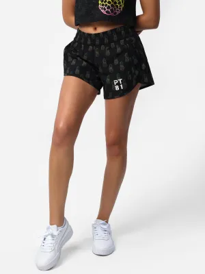 Pineapple Print Shorts