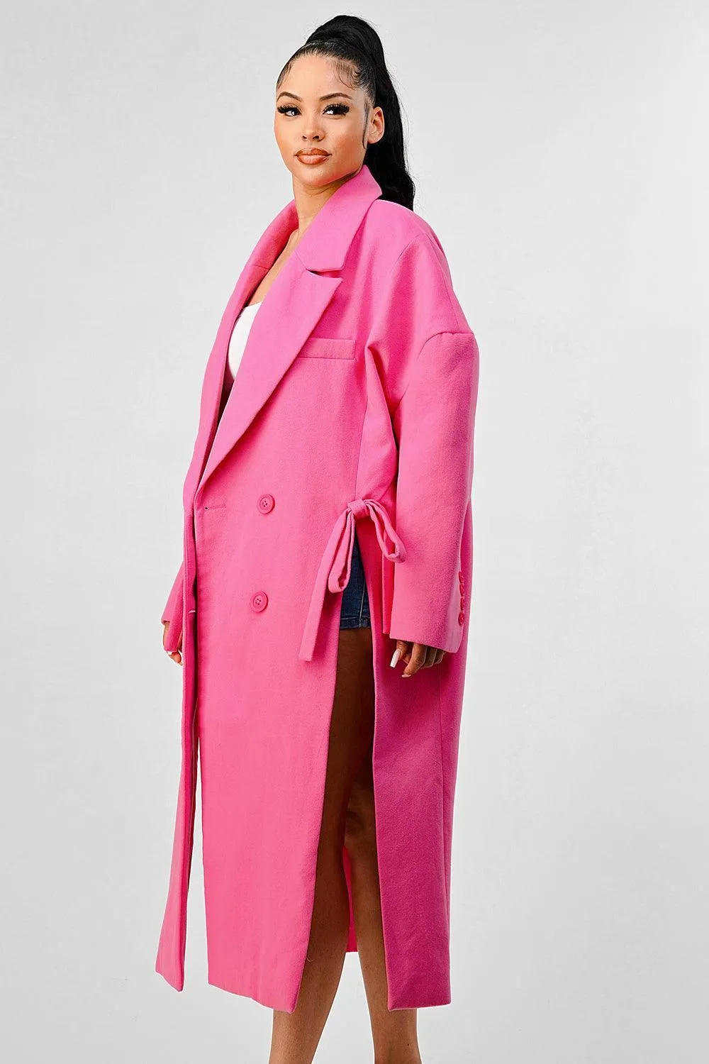 PINK OVER COAT