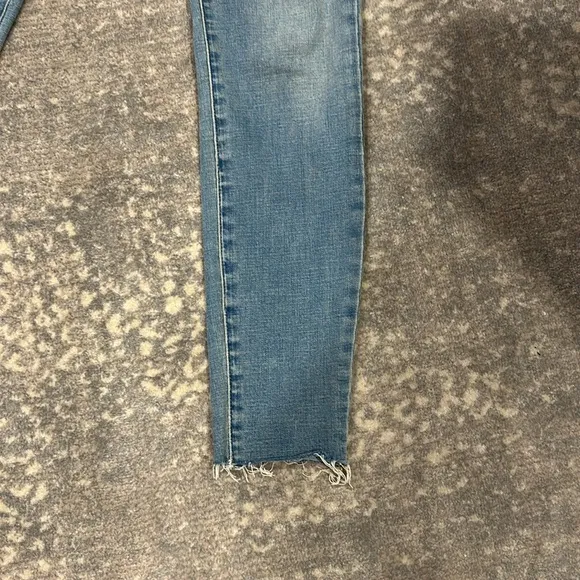 PISTOLA DISTRESSED HIGH WAIST SKINNY JEANS SIZE 27