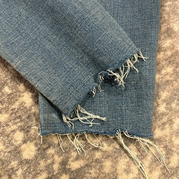 PISTOLA DISTRESSED HIGH WAIST SKINNY JEANS SIZE 27