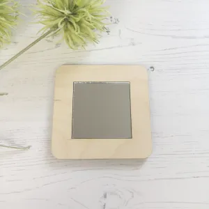 Plywood and Acrylic Mirror - Square