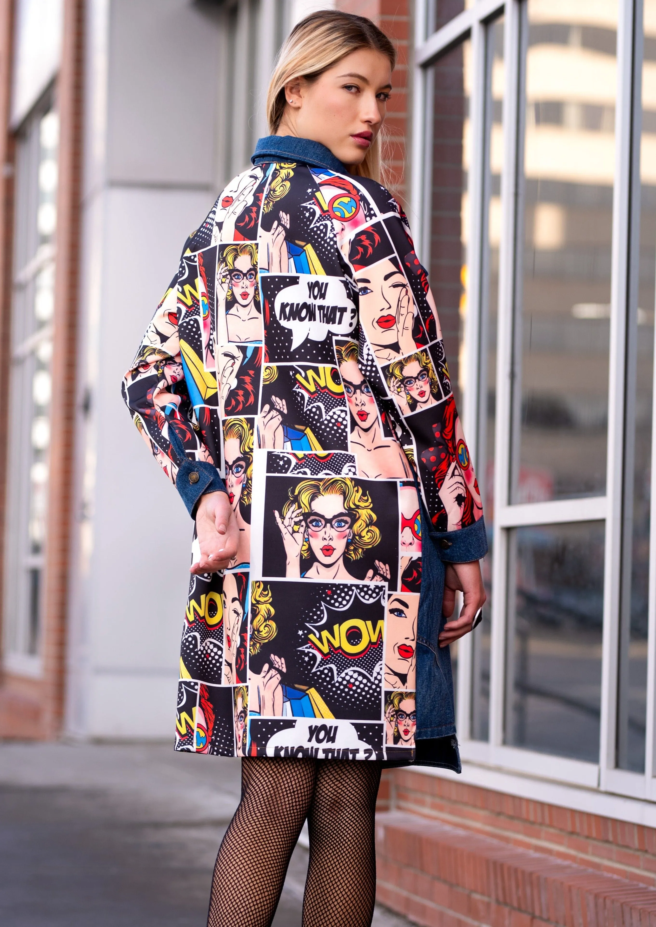 Pop Art   Denim Jacket
