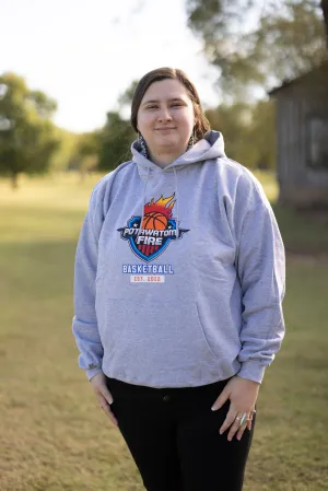 Potawatomi Fire Grey Hoodie