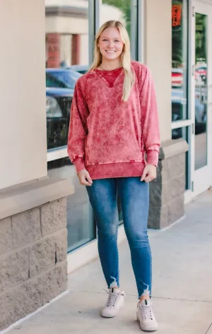 Pretty as You Please in Burgundy