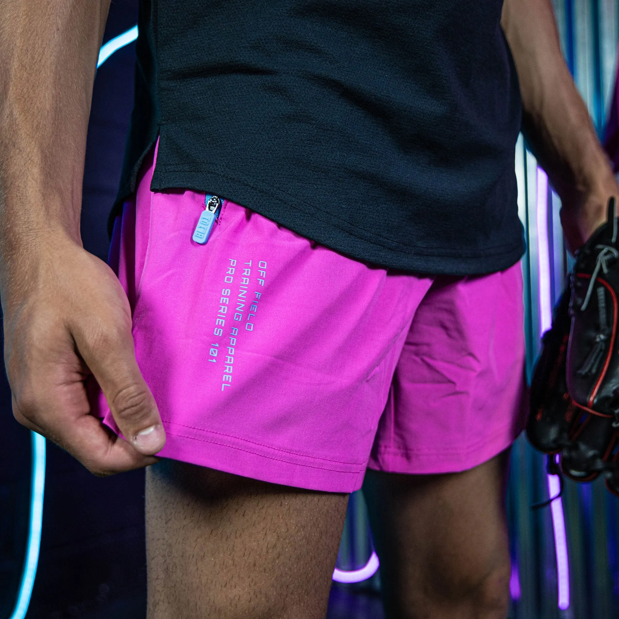 Pro Series Youth Shorts V2 with Liner - Cotton Candy Pink