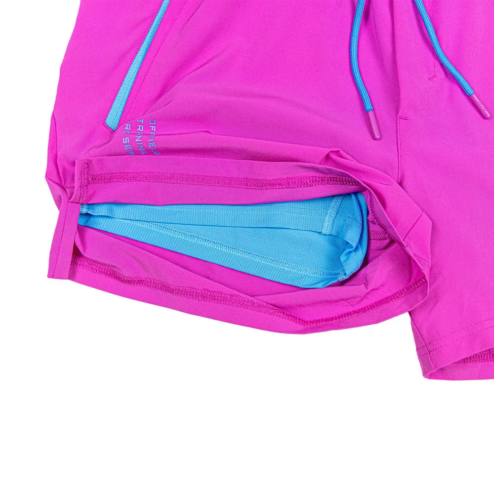 Pro Series Youth Shorts V2 with Liner - Cotton Candy Pink
