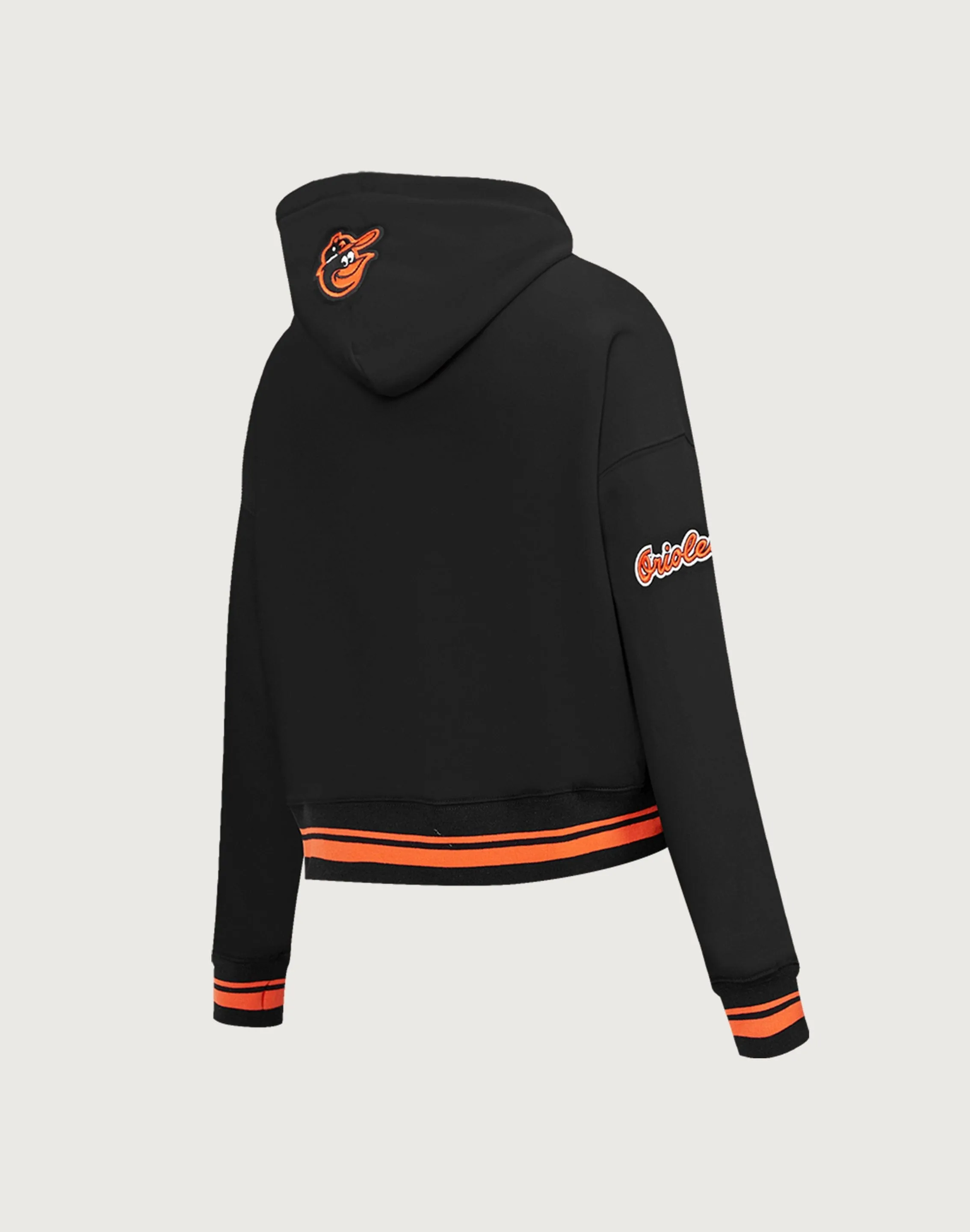 Pro Standard Baltimore Orioles Retro Classic Rib Cropped Hoodie
