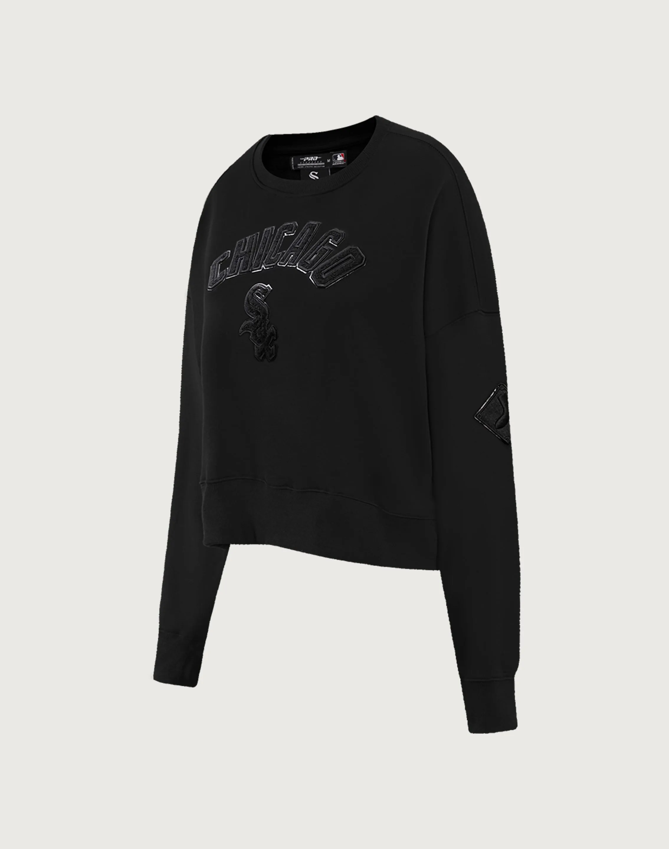 Pro Standard Chicago White Sox Triple Black Crewneck